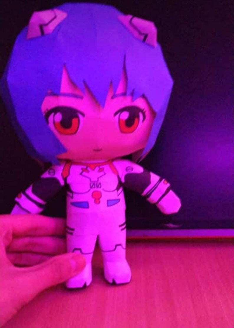 Rei chiquita, rei chikita, papercraft, origami, evangelion