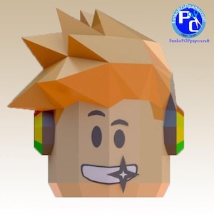 Roblox papercraft Lowpoly pdf A4