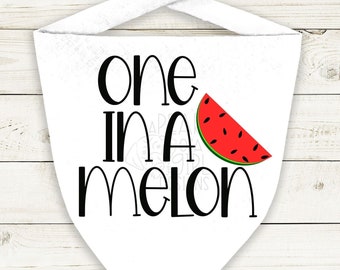 One In A Melon SVG, Summer Svg, Watermelon Svg, Sublimation PNG, Watermelon Clipart, Kids SVG, Baby Svg, Pink, Green, Instant Download