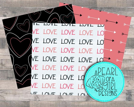 Hearts Digital Paper Pack