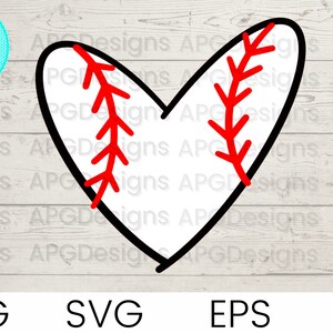 Baseball SVG Bundle, Sports SVG, Baseball Svg, Softball Svg, Heart, Baseball Cut File, High School SVG, eps, png, Instant Download