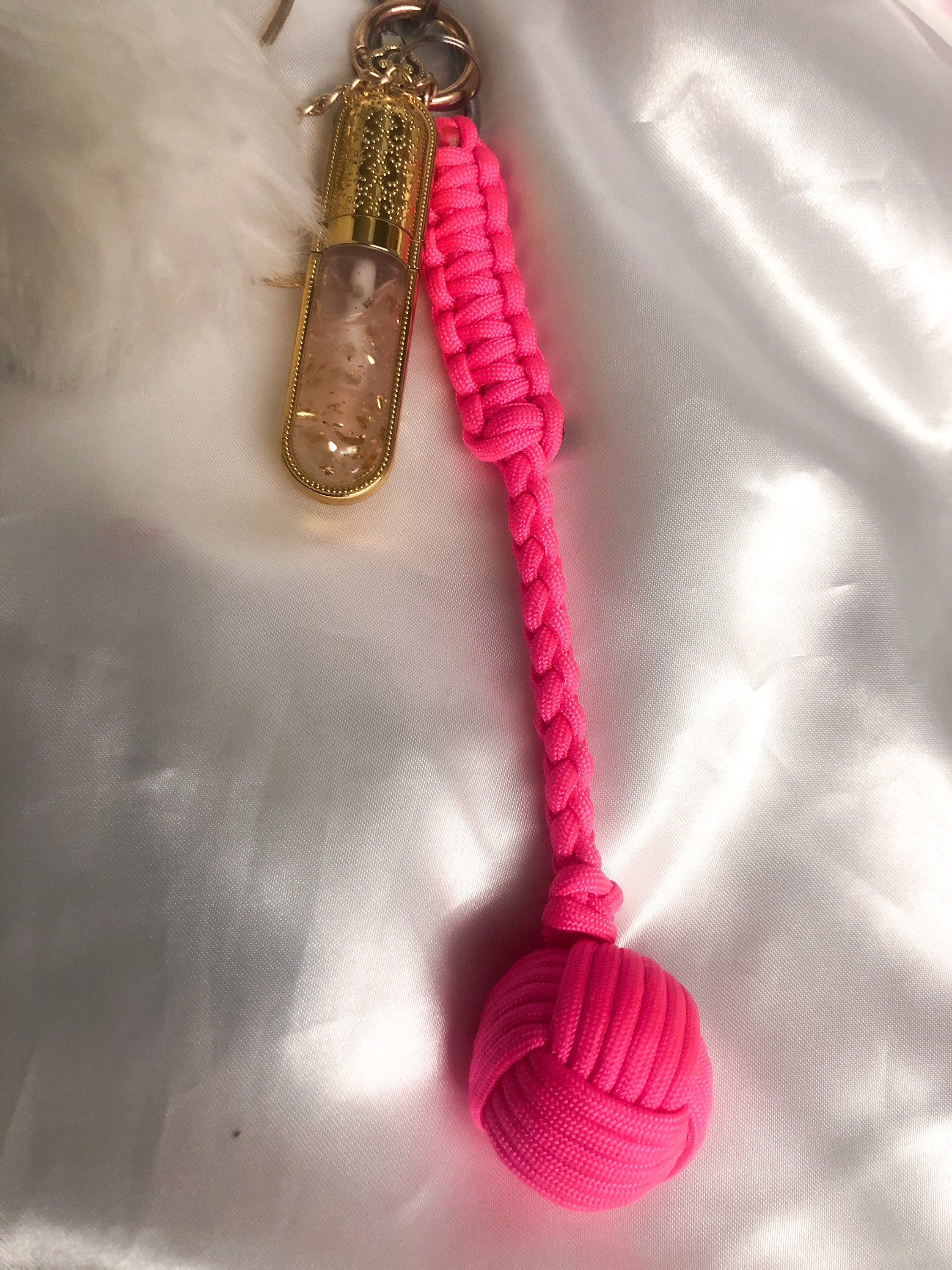 Monkey fist keyring/ keychain Etsy