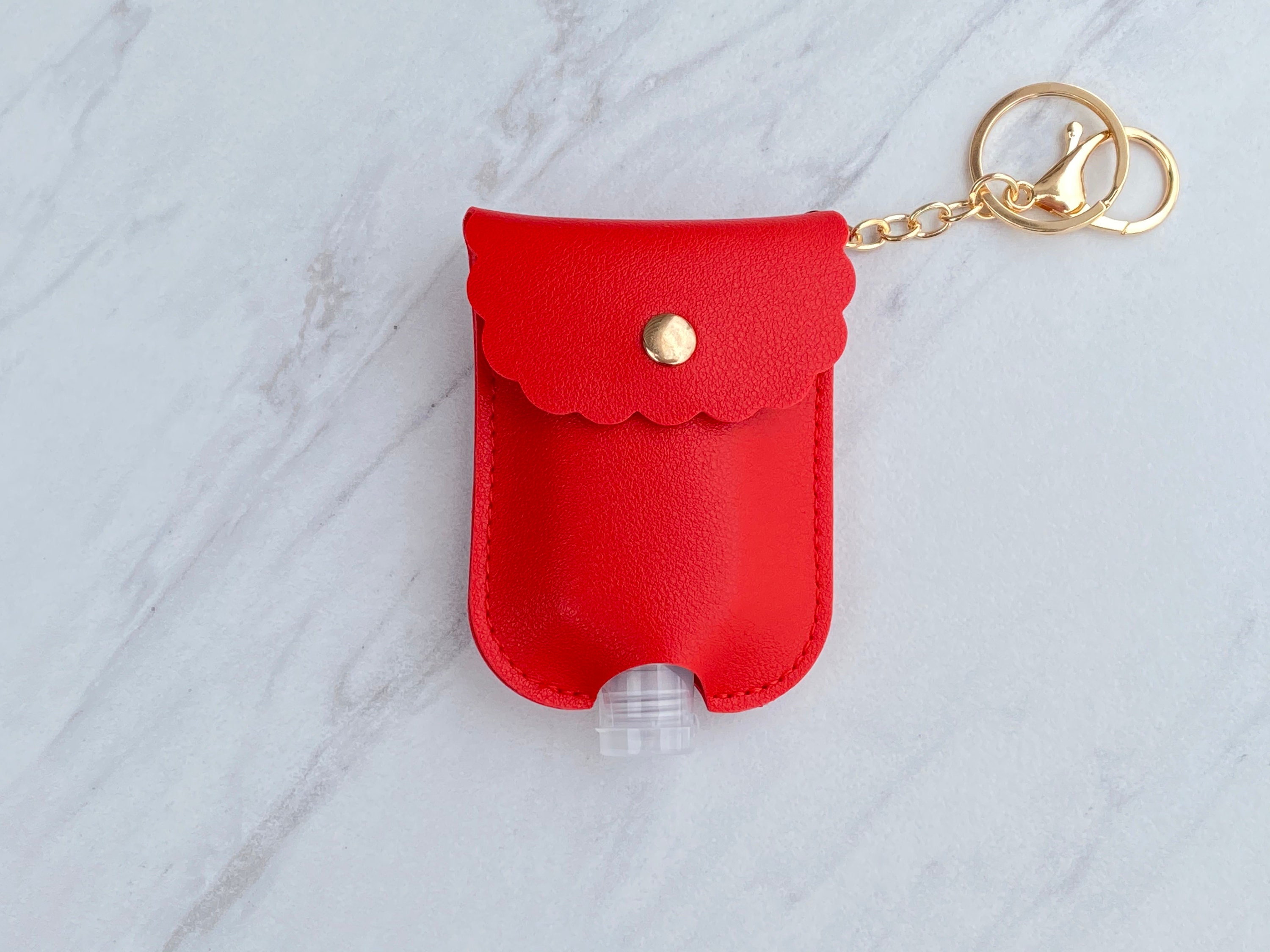 Red Hand Soap/ Lotion/ Essential Oil Holder Keychain with Etsy