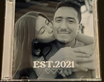 Custom Photo CD Mixtape: Personalized Music Gift