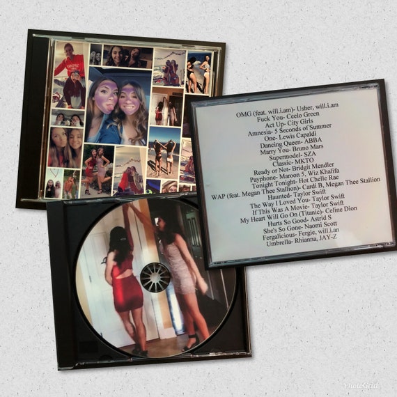 Custom Cd Personalised Cd Case Personalized Dvd Custom Etsy