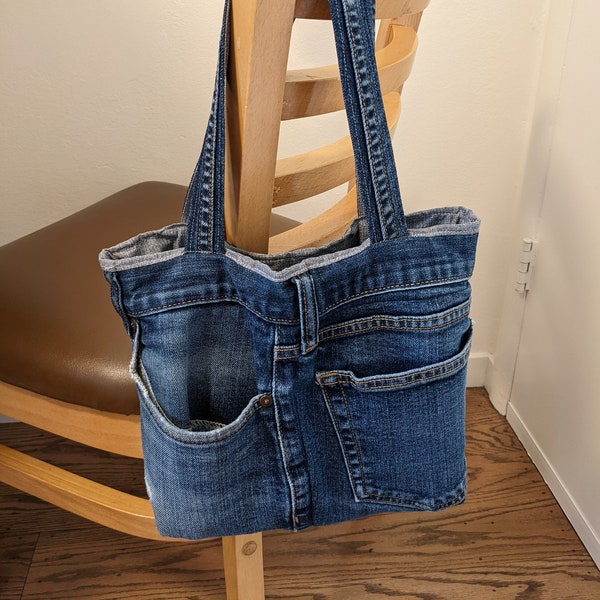 Upcycled Jean Purse | Recycled Denim Purse