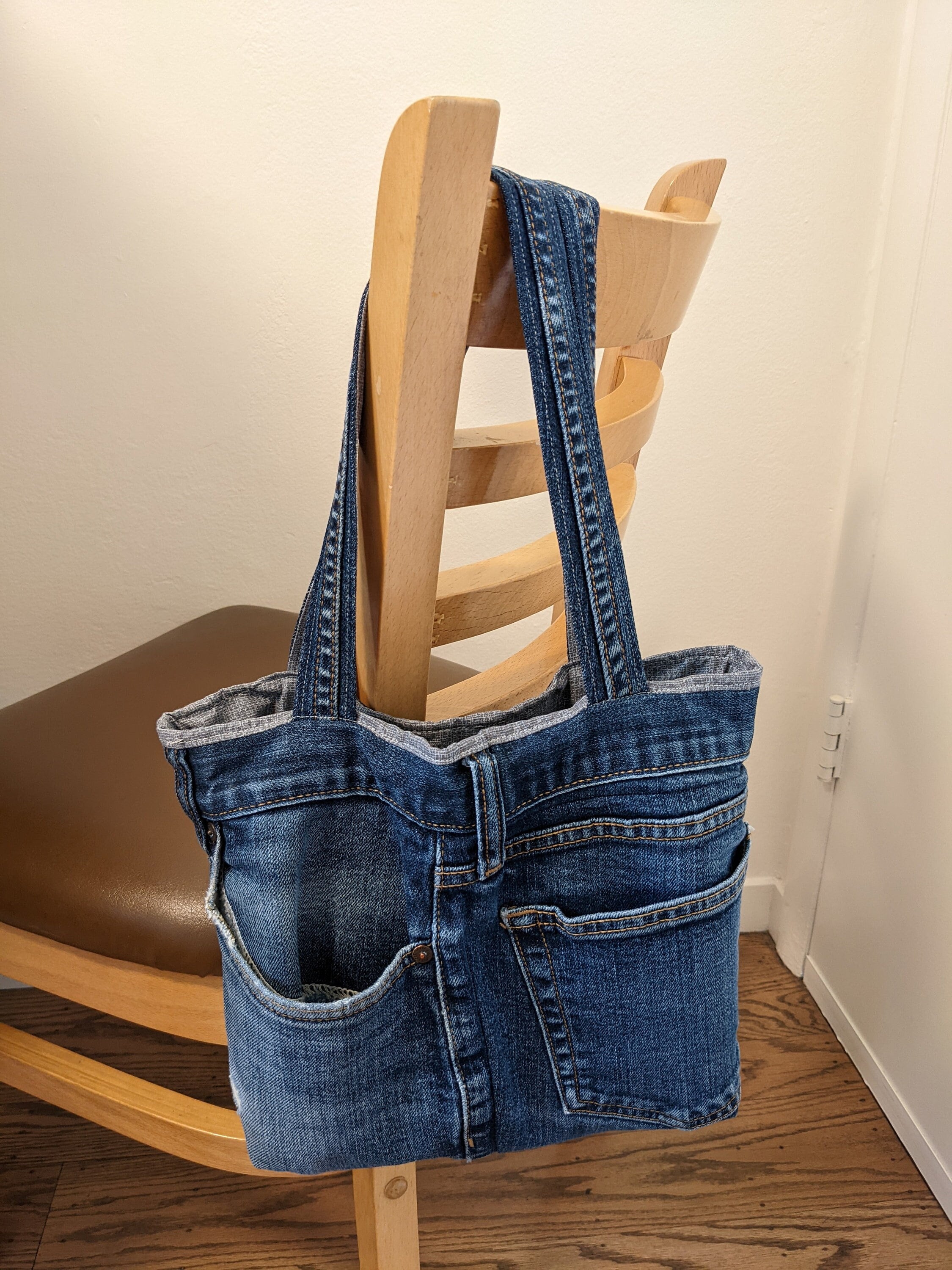 Bolsa de mezclilla reciclada Etsy M xico