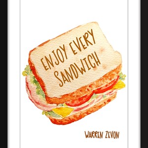 warren zevon interview enjoy every sandwich
