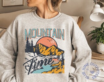 Hiking & Climbing Mountain Love Adult Crewneck Sweatshirt Hiking & Climbing Mountain Love Adult Crewneck Sweatshirt
