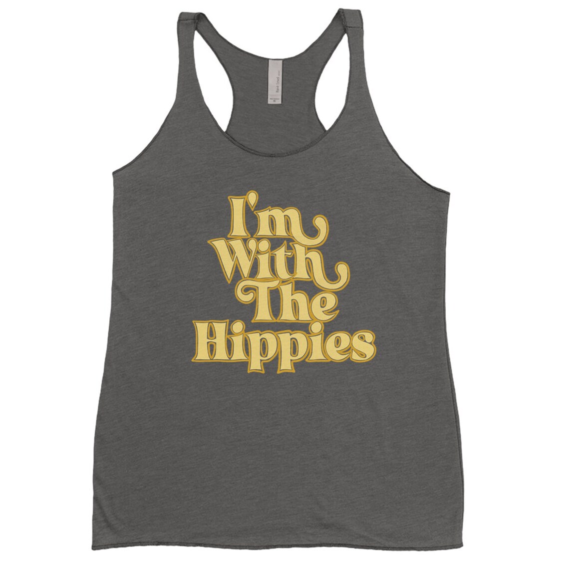 I'm With the Hippies Hippie Tank Top Raising Hell With | Etsy