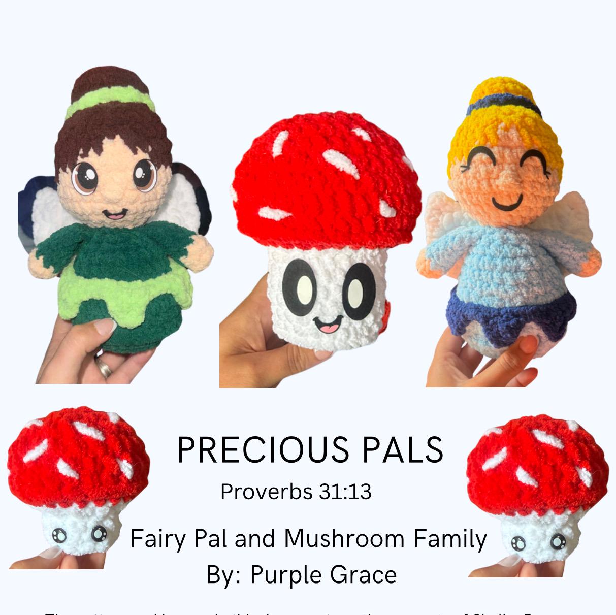 Precious Pal-Fairy Pal and Mushroom Family