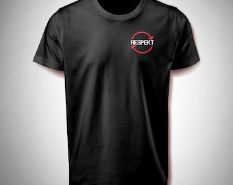 T-Shirt bestickt 'RESPEKT'