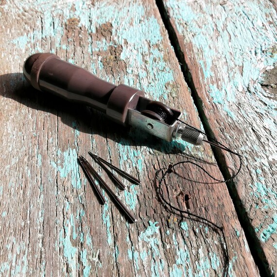 Vintage sewing awl made in USSR Leather punch tools Gift Etsy