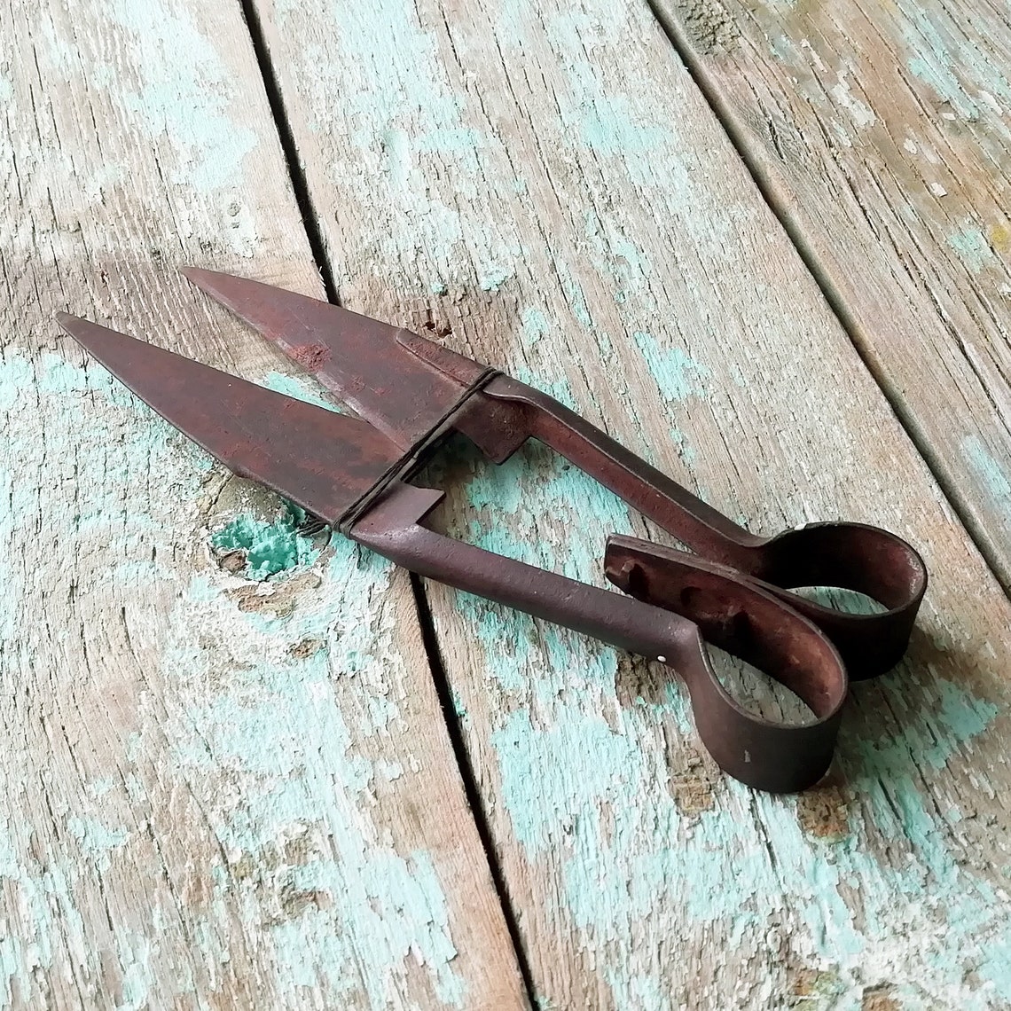 Old rusty sheep shears Vintage farm tool. Antique hand sheep Etsy