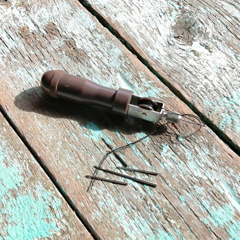 Vintage sewing awl made in USSR Leather punch tools Gift Etsy