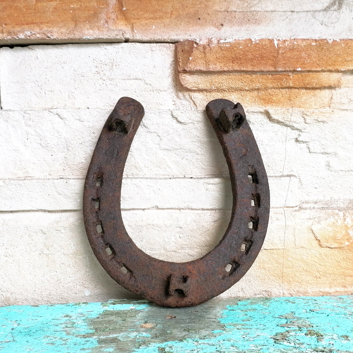 Vintage Iron Horseshoe Good Luck Horseshoe/ Farmhouse decor Etsy