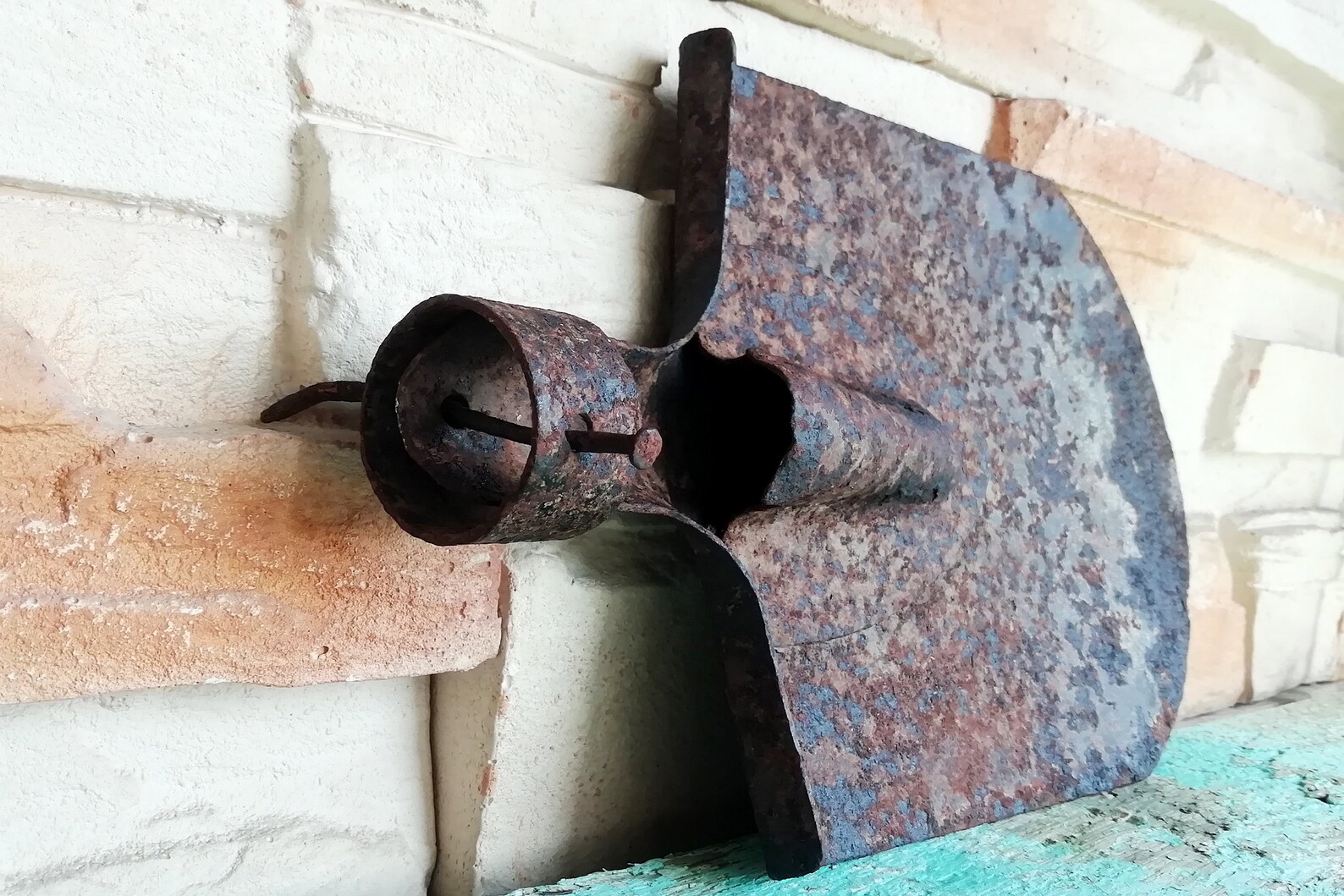 Antique rusty shovel head Antique metal shovel Retro Etsy