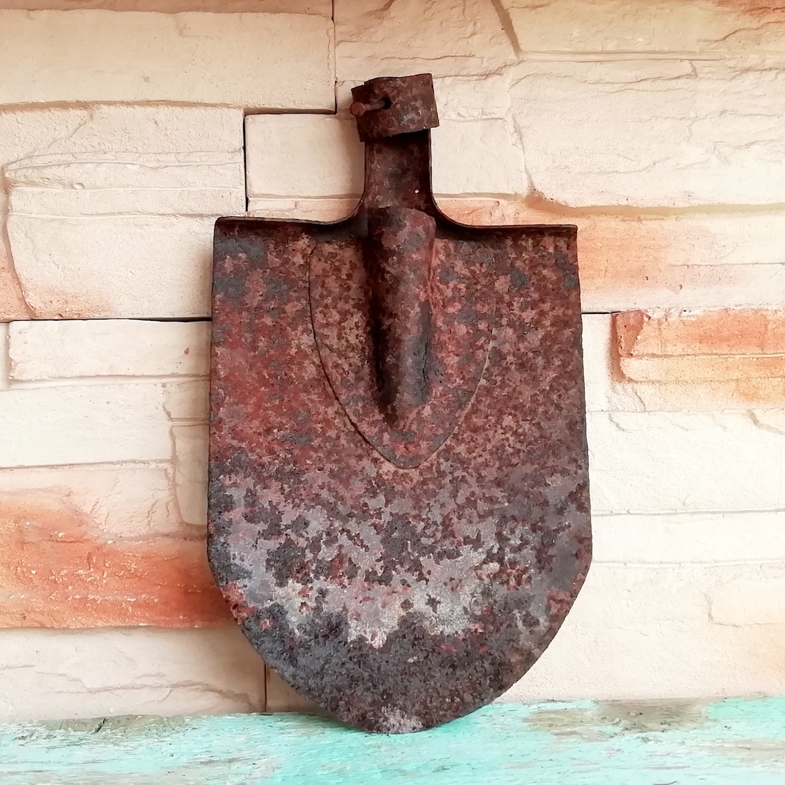 Antique rusty shovel head Antique metal shovel Retro Etsy