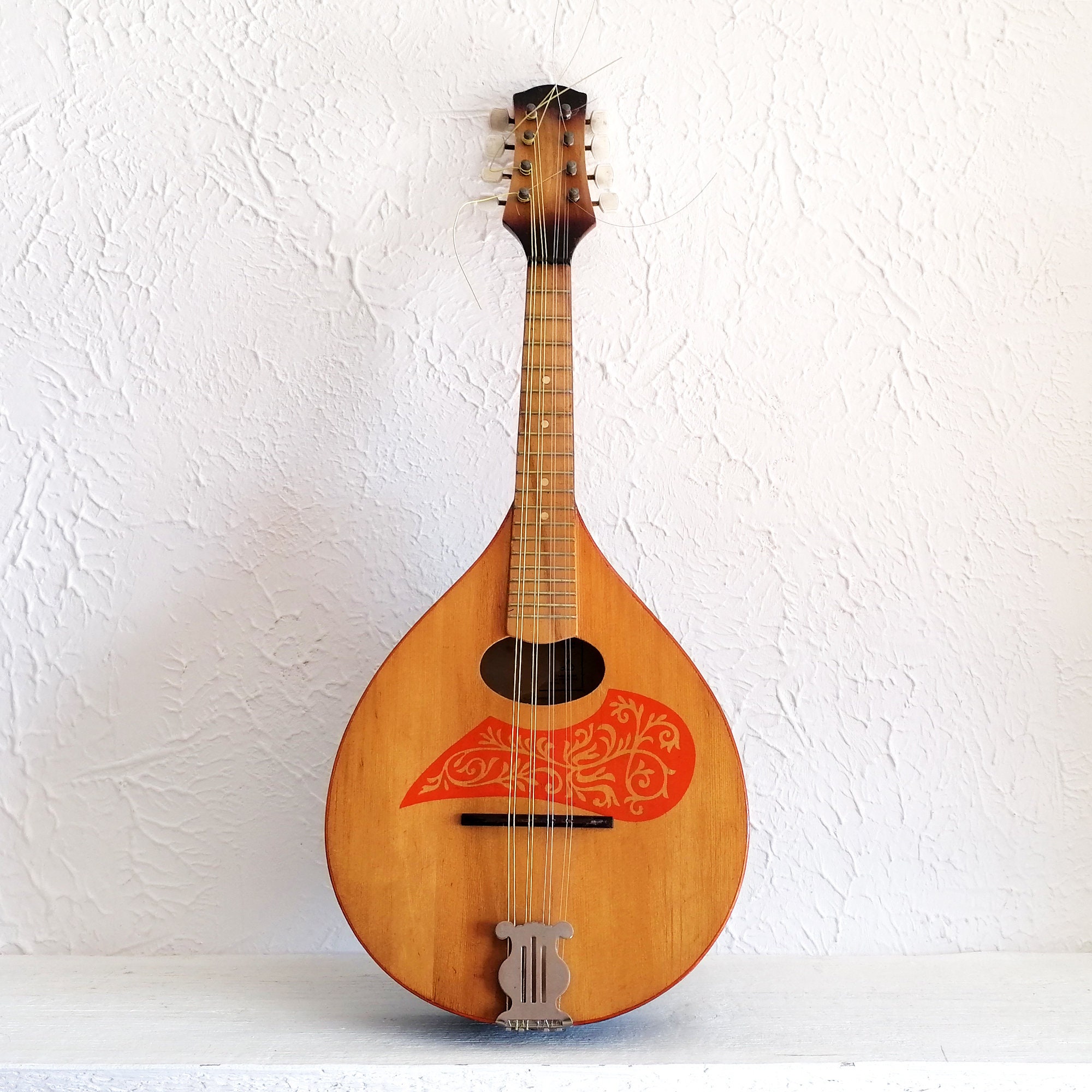 Vintage Mandolin instrument 8string/ RARE collectible Musical Etsy