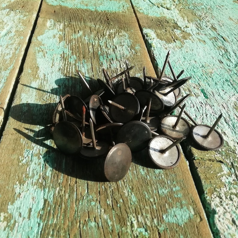 Big head nails Round Upholstery Tack Screw Head Nail Etsy