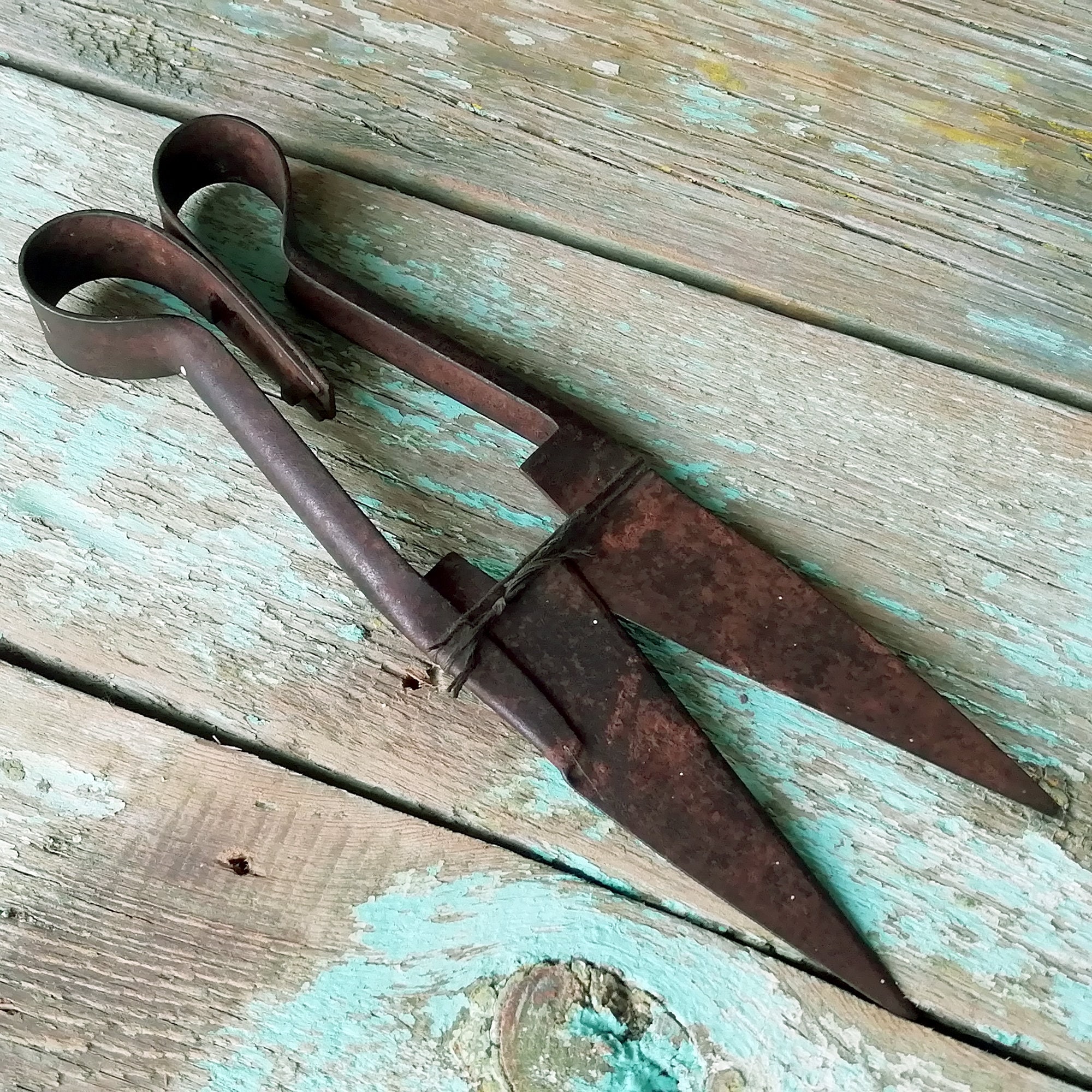 Old rusty sheep shears Vintage farm tool. Antique hand sheep Etsy