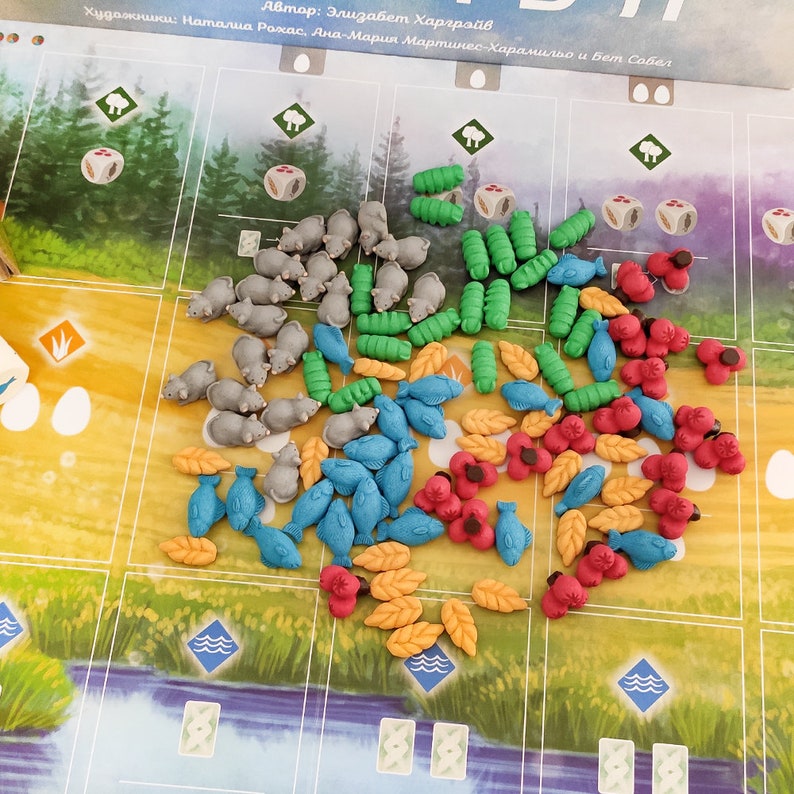 Deluxe Resource Tokens compatible with Wingspan board game Etsy