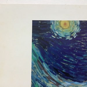 Vincent Van Gogh the Starry Night Museum of Modern Art 1992 Print of ...