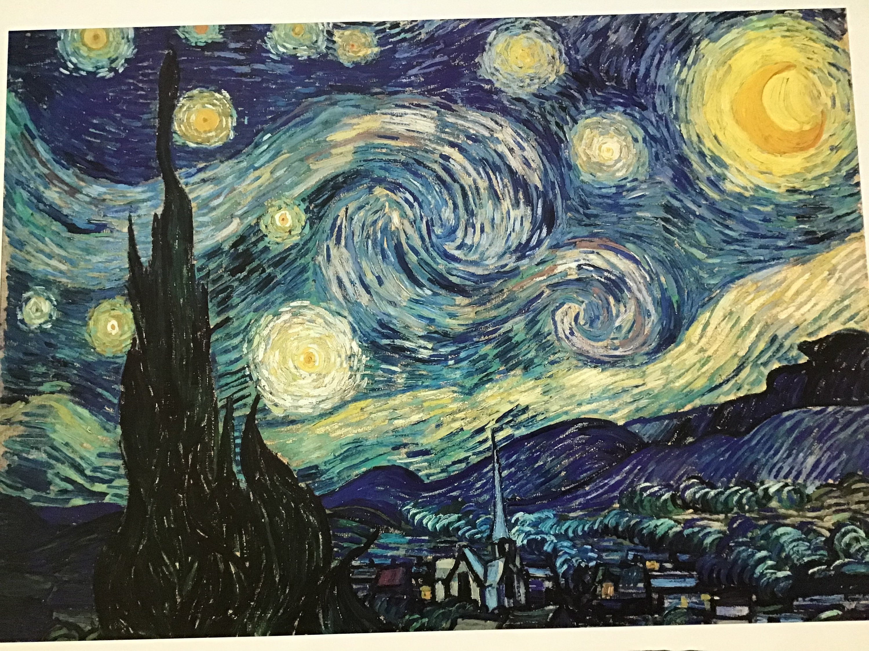 Vincent Van Gogh the Starry Night Museum of Modern Art 1992 - Etsy