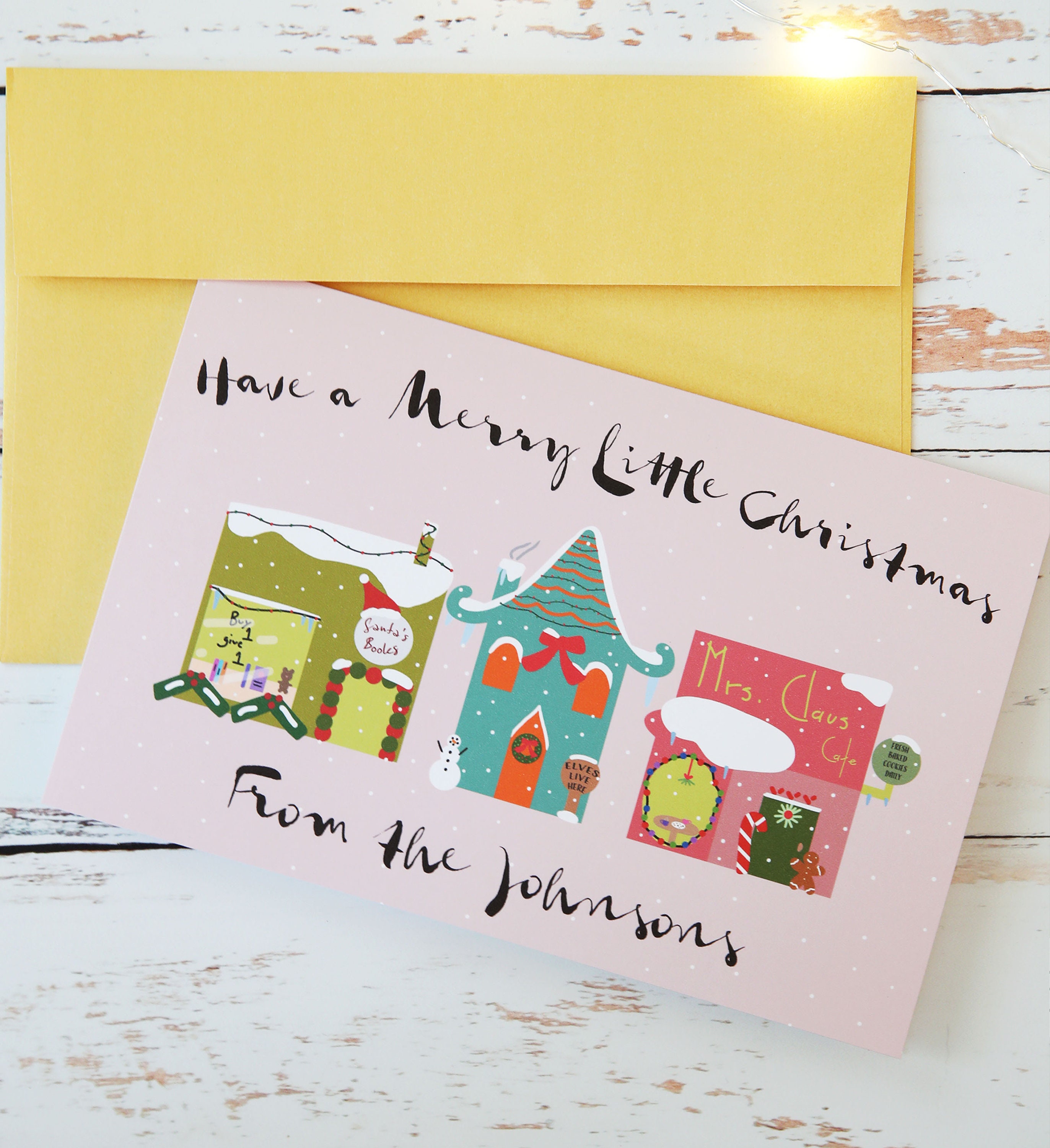 Personalized Christmas Village 