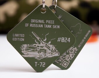 Army keychain, Personalized steel keyring, Key fob for men, Military gift idea, Gifts for men, Tank armor keychain for him, Dad gift
