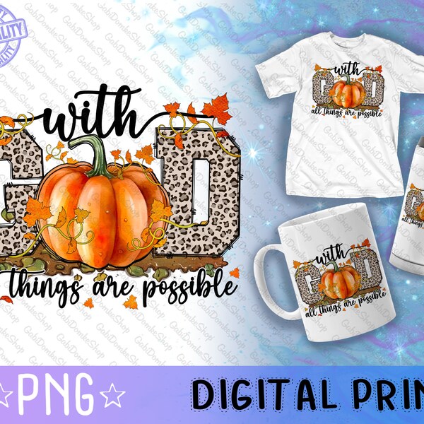 With God All Things - Etsy