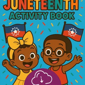 Baby B’s Juneteenth Mal- & Aktivitätskit. PDF NUR zum Download (keine physische Kopie)