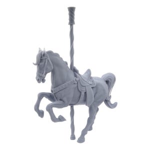 Horse Carousel: Paintable Miniature Model 3D Printed for Tabletop Games and Dioramas