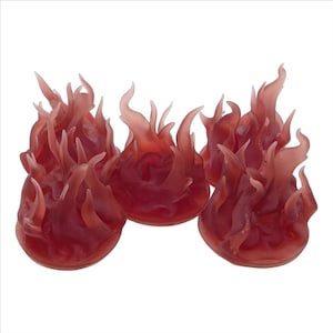 Fire Disk Terrain Spell Collection: Custom Size Radiant Resin Paintable Miniature Model 3D Printed for Tabletop Games and Dioramas