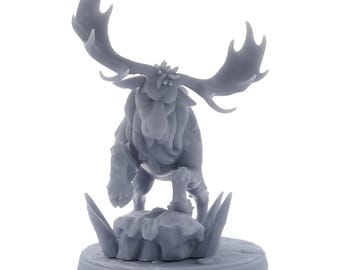 Moose Companion Mus overschilderbaar miniatuurmodel 3D-geprint voor tabletop RPG's Diorama-weergave
