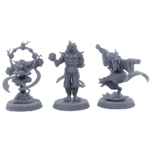 Zen Master 32mm Scale Shaolin Monk: Master Tiger Dragon Goblin Fantasy Paintable Miniature 3D Printed Tabletop Games Dioramas- Eternal Monks