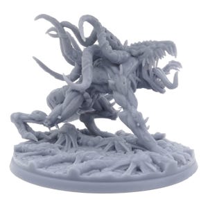 Shadow Lurker 32mm Scale: Zerg Body Horror Monster Paintable Miniature 3D Printed for Tabletop Wargames and Dioramas - Fear the Void