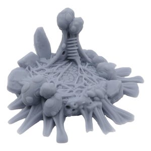 Monster Infestation Style Themed Paintable Miniature Model Bases Circle, Oval, Rectangle, Square, 25mm, 35mm, 50mm, 100mm- Fear the Void