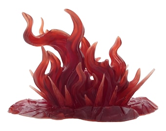 Sort de feu - Miniature à peindre en rafale de flammes de taille personnalisée pour dessus de table et dioramas