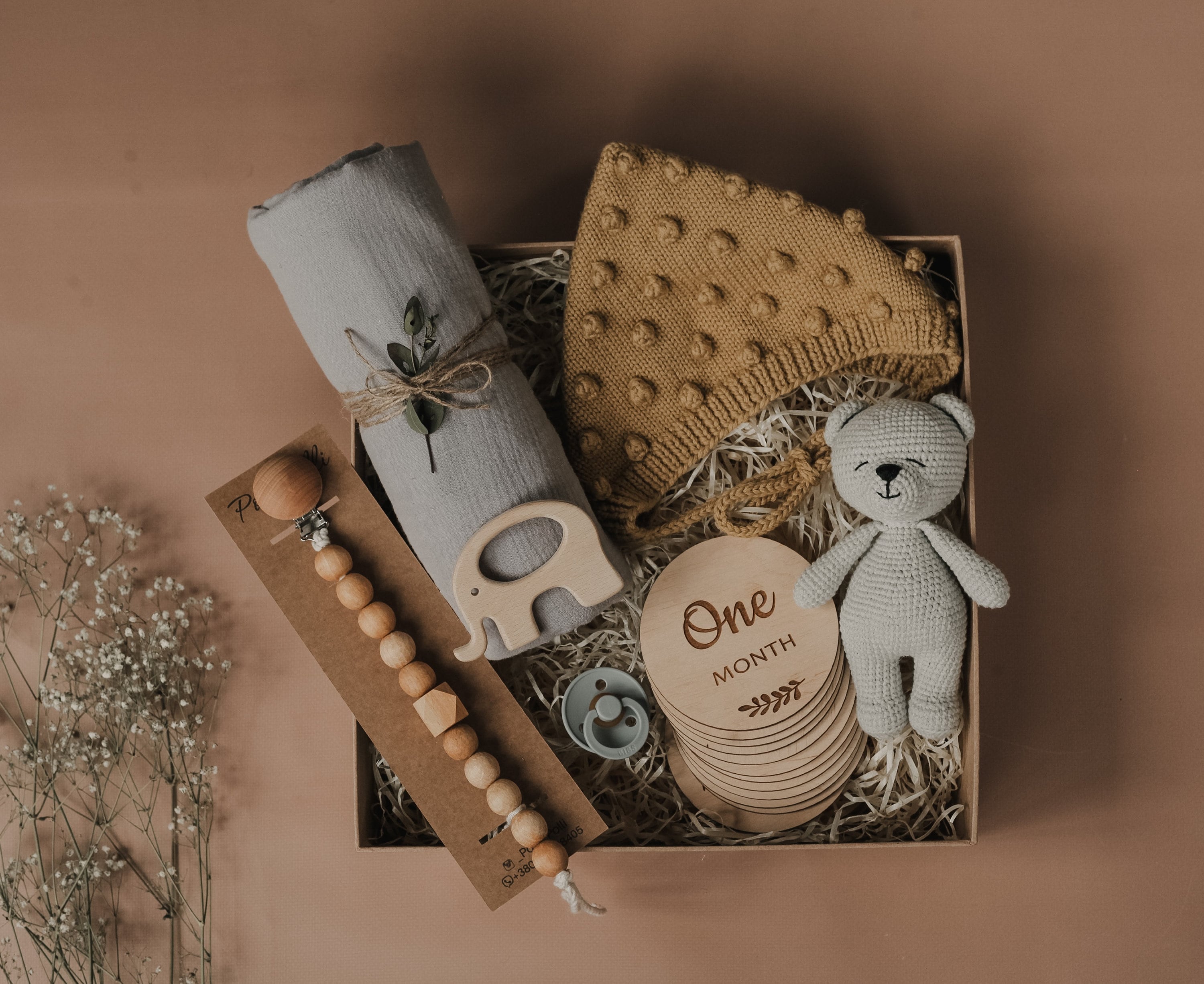Baby Geschenkbox Willkommen Baby Geschenk Neugeborene Etsy