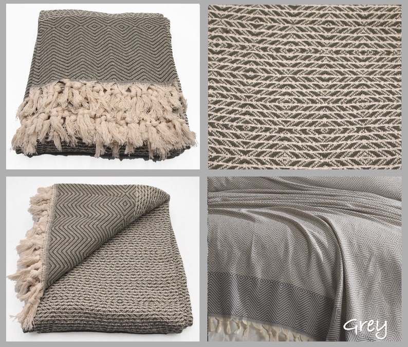 King Queen Throw Black Bedspread Throw Blanket Thin Light Etsy UK