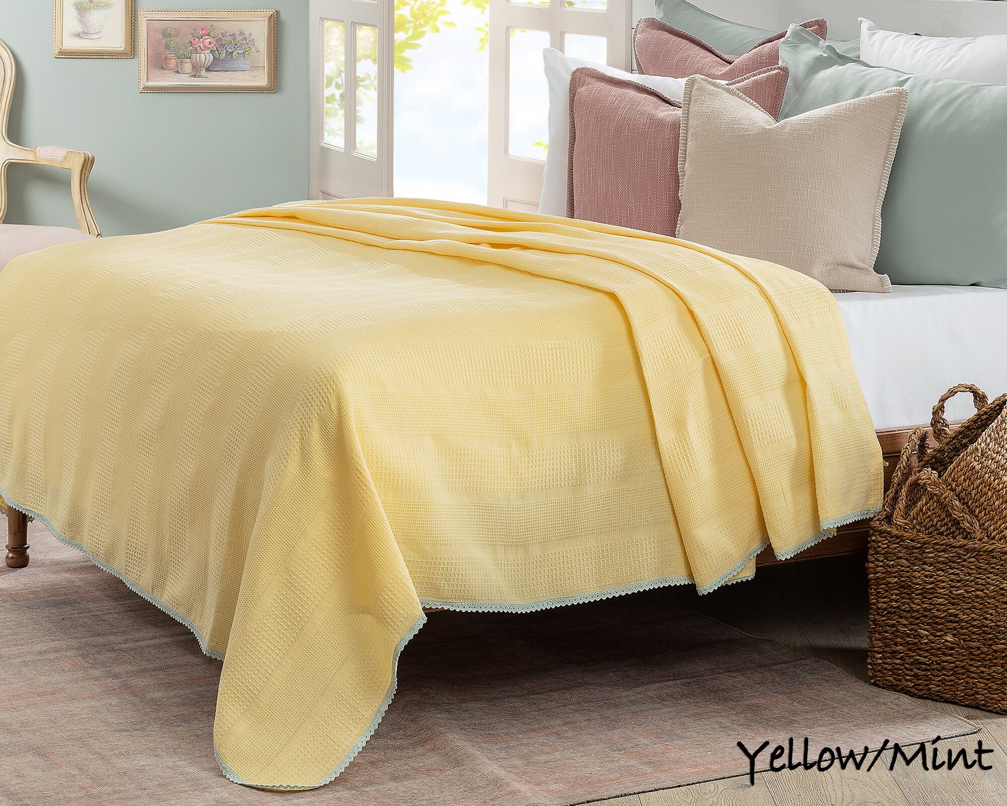 Light Weight Blanket King Size Bedspread 220x240cm Etsy