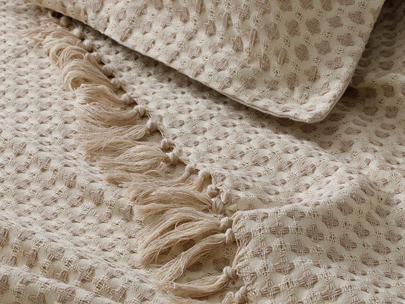 280x260cm Super King Throw Blanket Housewarming Cotton Etsy