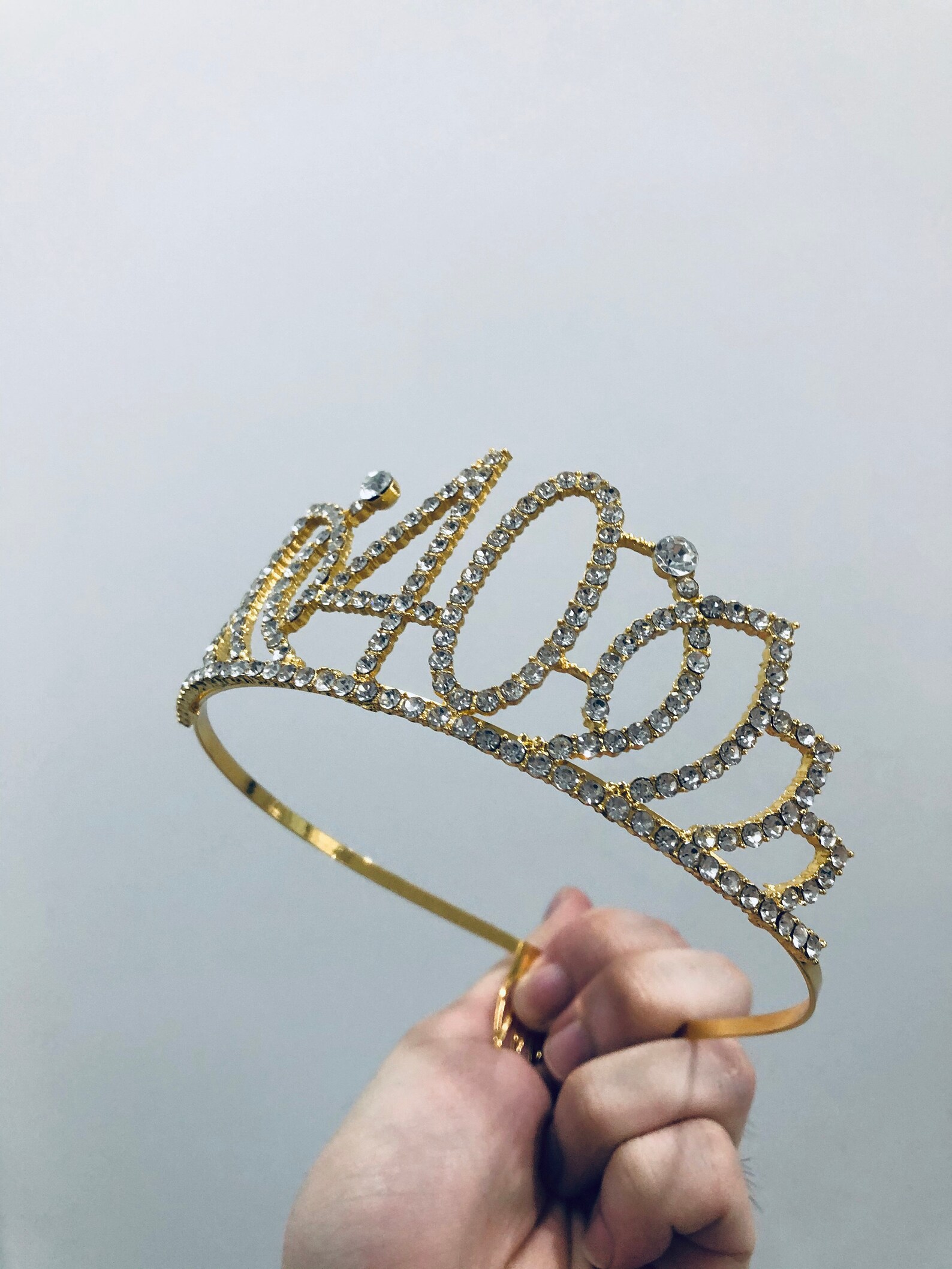 Gold 40th Birthday Crystal Tiara Crown 40th Birthday | Etsy