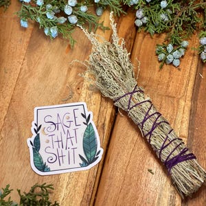 Desert Sage Smudge Stick • Cleansing Wand for Energy Clearing, Ritual, Smoke Cleansing