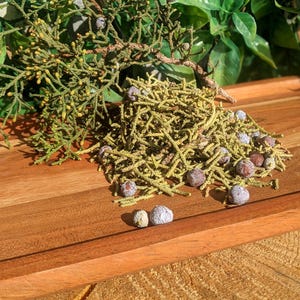 Dried Juniper Berries – 1 oz Wildcrafted Herb for Protection, Smoke Cleansing, Simmer Pots, Ritual