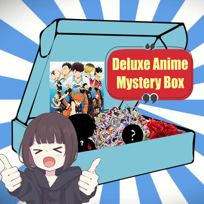 Deluxe Anime Mystery Box Anime Random Mystery Gift Box | Etsy