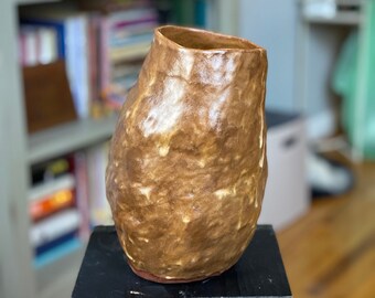 big brown vase