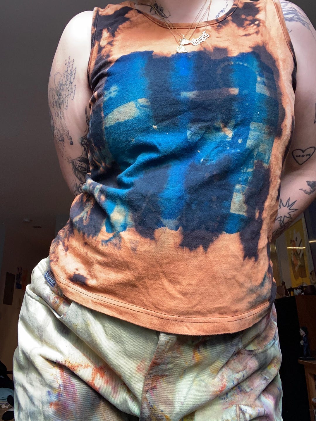 Bleachy Bleachy Cyanotype Tank - Etsy