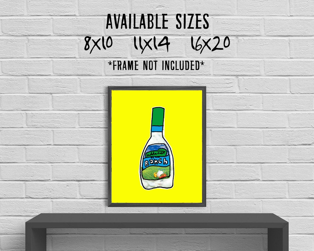 Rah-rah-ranch Illustrated Art Print - Etsy